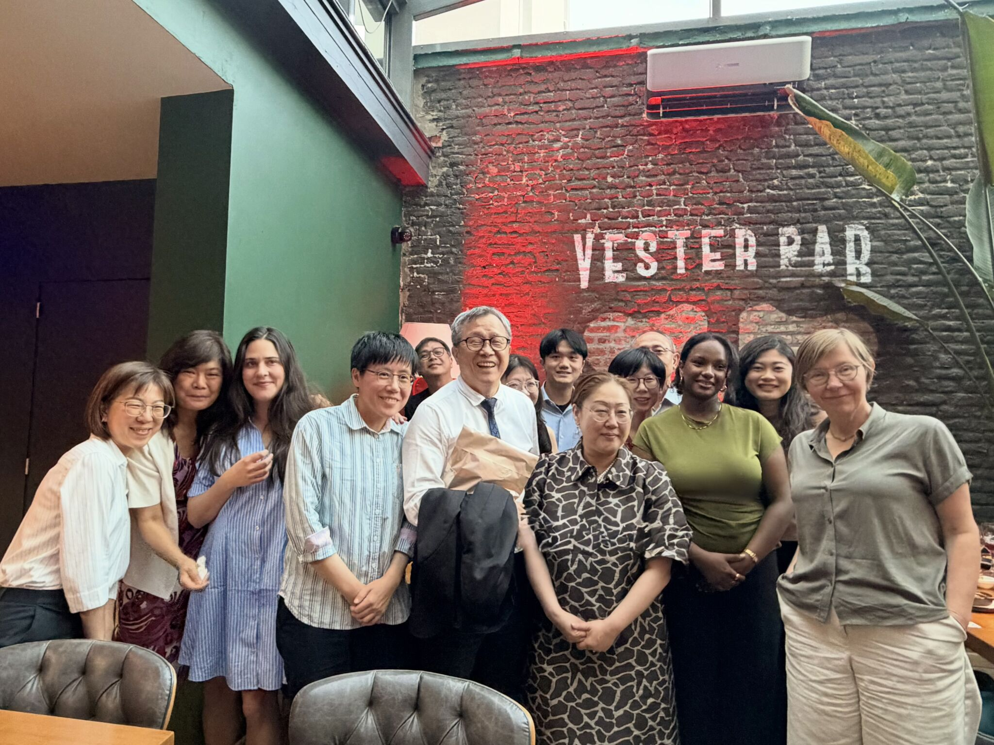 Dinner with the Taiwanese Ambassador, Shieh Jhy Wey, in Brussels